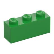 Lego Brick 1 x 3 / Bright Green