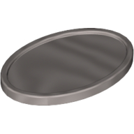 Lego Equipment Oval Tray / Flat Silver