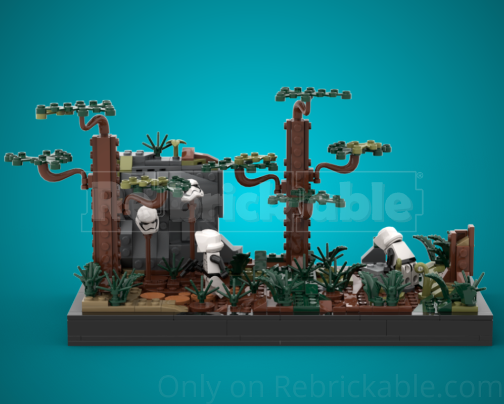 Lego Endor Forest Aftermath