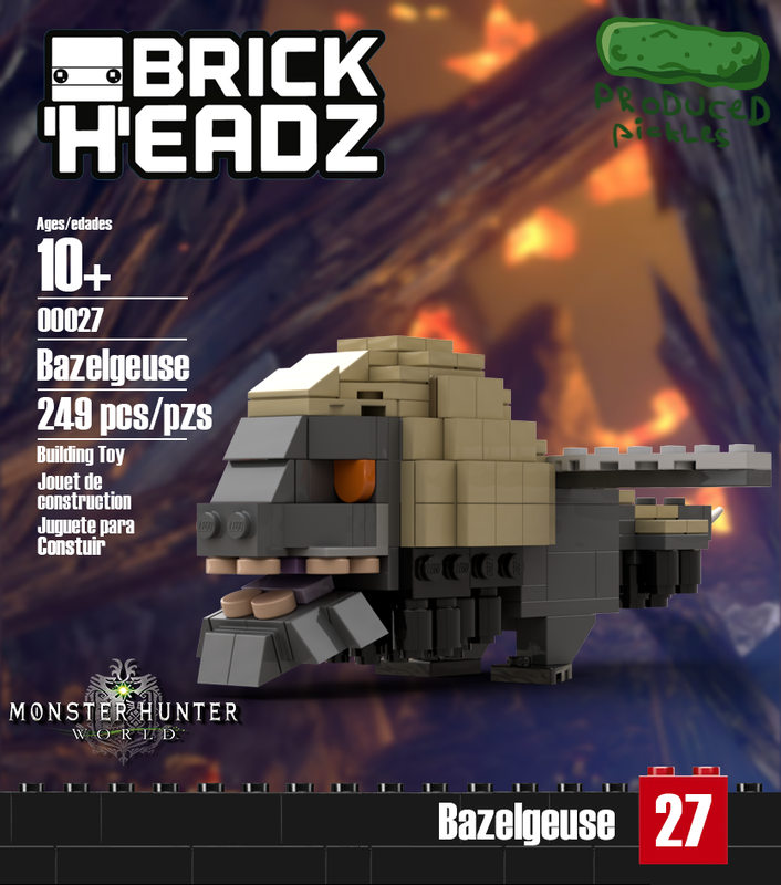 Lego Bazelgeuse (Monster Hunter World)