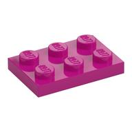 Lego Plate 2 x 3 / Magenta