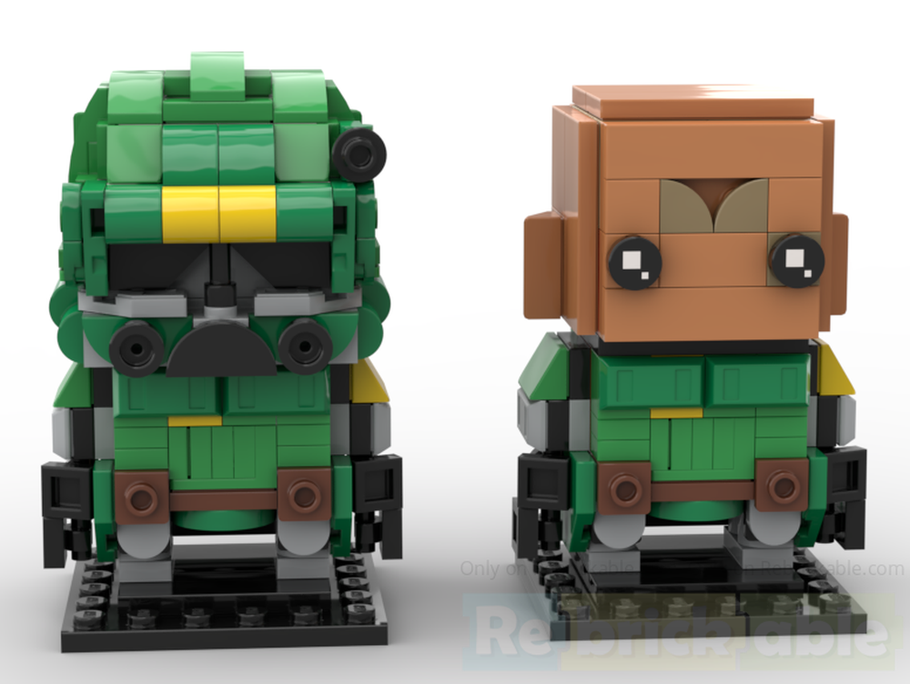 Lego Phase 2 Commander Doom Brickheadz
