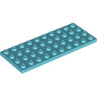 Lego Plate 4 x 10 / Sky Blue