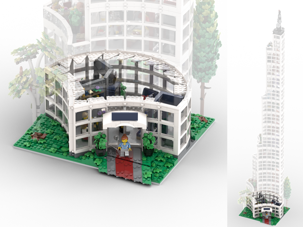 Lego Brickman Tower: Scenery & Lobby (1⁄9)