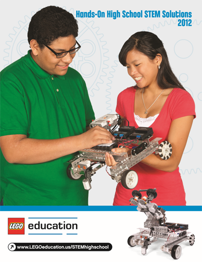 Lego 2012 Large US Education Brochure (Hands-On High School STEM Solutions)