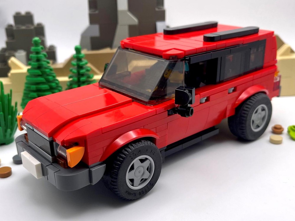 Lego 1990s Toy Land Cruiser - Red