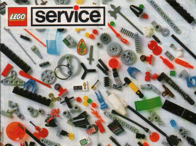 Lego 1993 Medium Service Packs European (109583/109683)