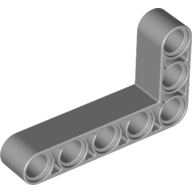 Lego Technic Beam 3 x 5 L-Shape Thick / Light Bluish Gray