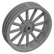 Lego Wheel 56 x13 with Spokes / Light Bluish Gray