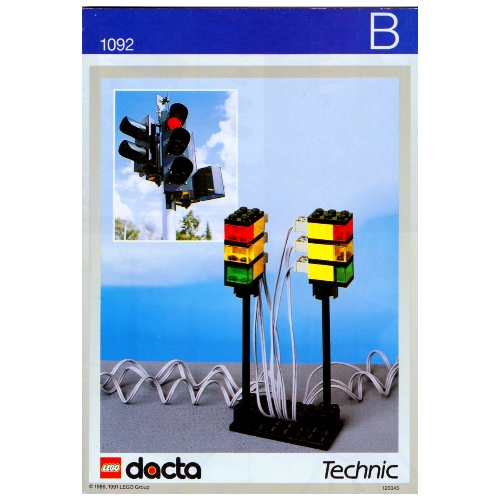 Lego Activity Booklet B / C / D - Traffic Sign, Scale & Metrics - Set 1092 / [No Color/Any Color]