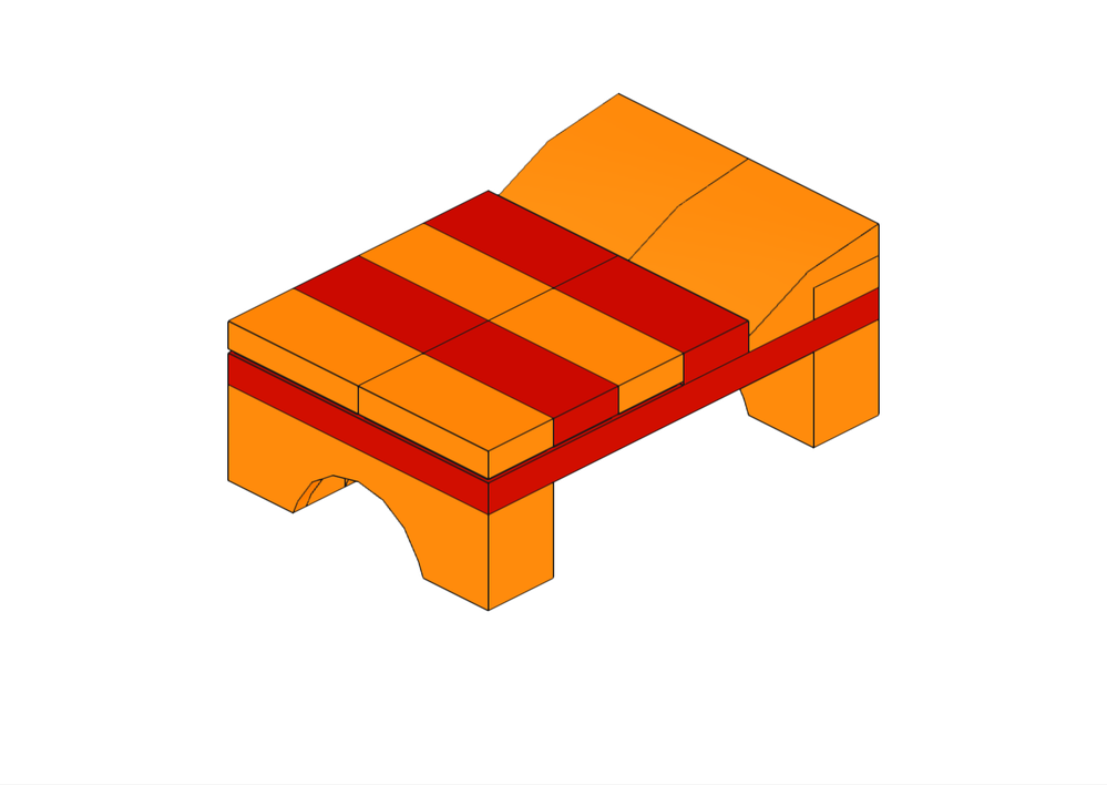 Lego double bed