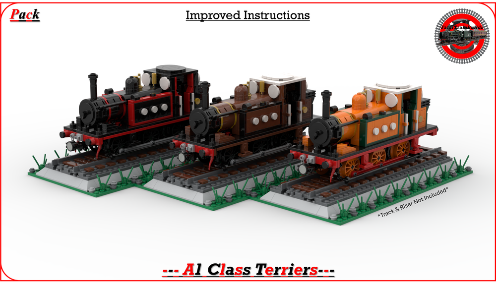 Lego (Pack) LB&SCR A1 Class 0-6-0T 'Terriers' (8-W)