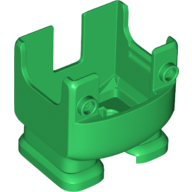 Lego Nintendo Figure, Legs and Overalls with Two Front Studs, with Internal Prongs for Frog Suit / Green