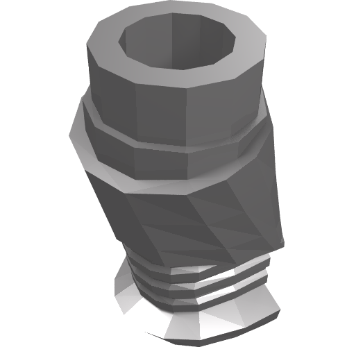 Lego Arm / Mech / Blaster / Flat Silver