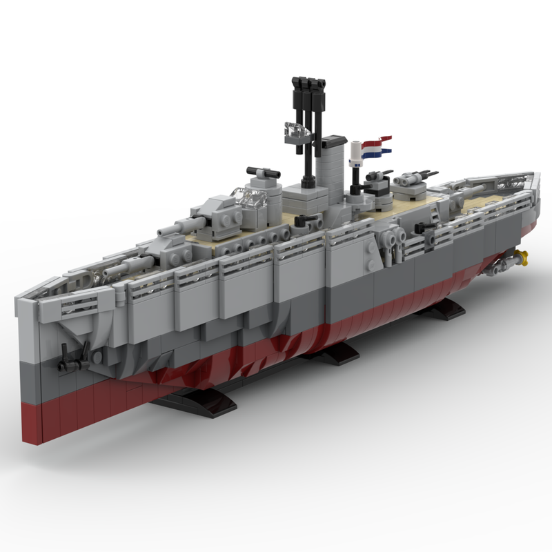 Lego 1:200 Hr. Ms. Flores, Dutch Gunboat