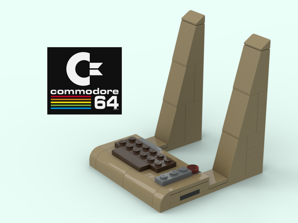 Lego Commodore C64 Smartphone Stand / Ständer