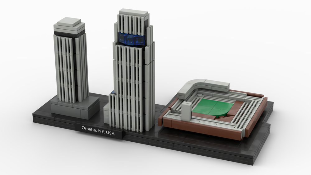 Lego Omaha Skyline