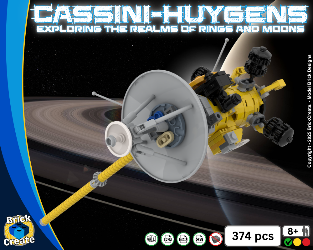 Lego Cassini Huygens