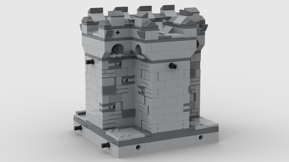 Lego Mini-Medieval-Modulars 31 - "T-Wall"
