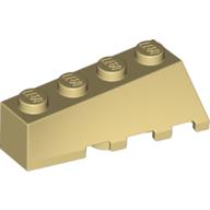 Lego Brick Wedged, Sloped 45° 4 x 2 Left / Tan