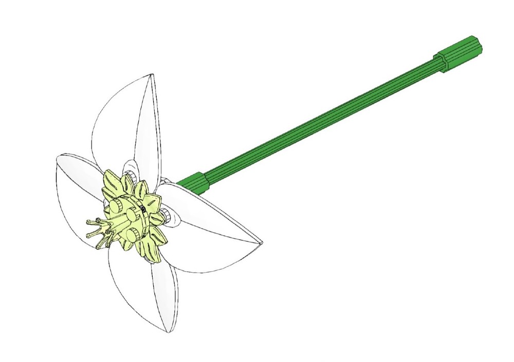 Lego White Flowers #2