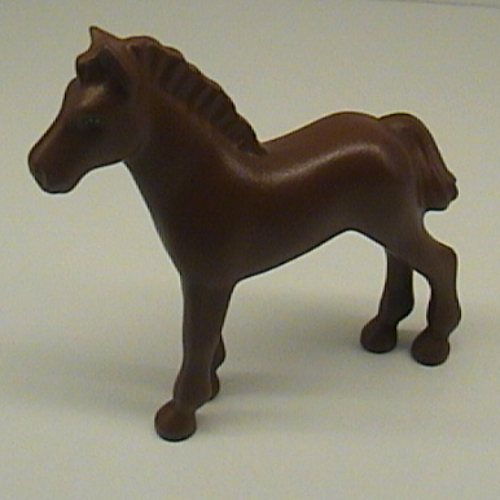 Lego Belville, Animal, Horse / Foal with White Iris, Black Pupil Print