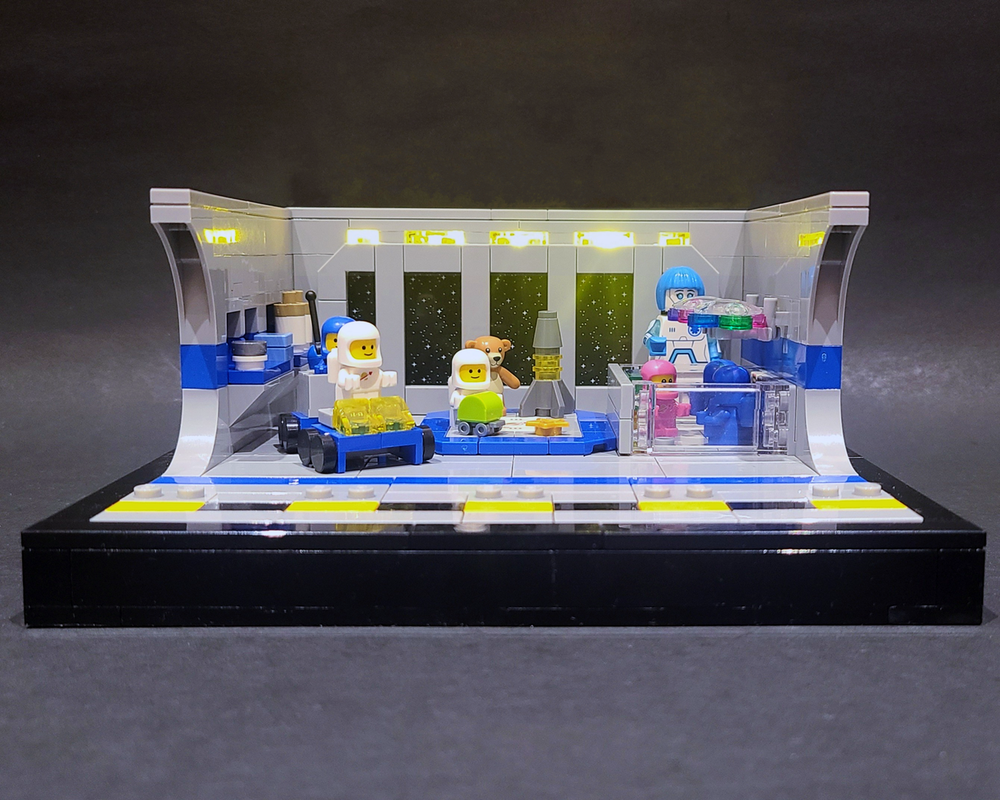 Lego Classic Space Nursery Display