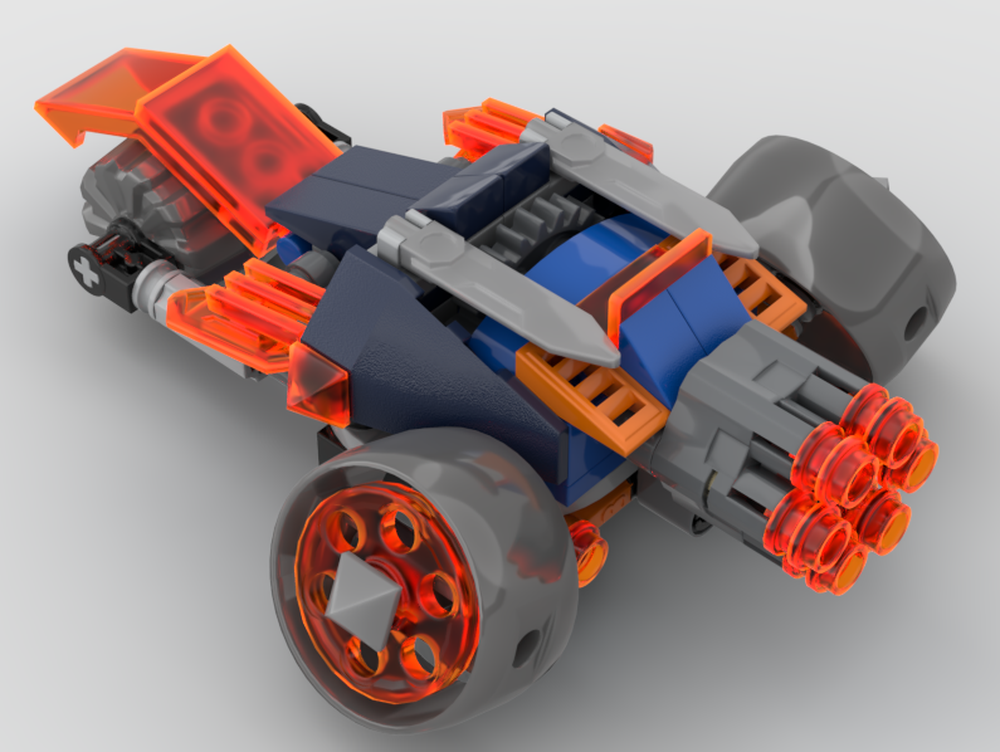 Lego 6-cannon assault vehicle