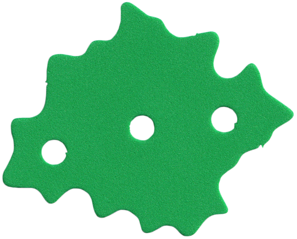 Lego Scala Foam For Set 3148-1, Bush 7 x 6 / Bright Green