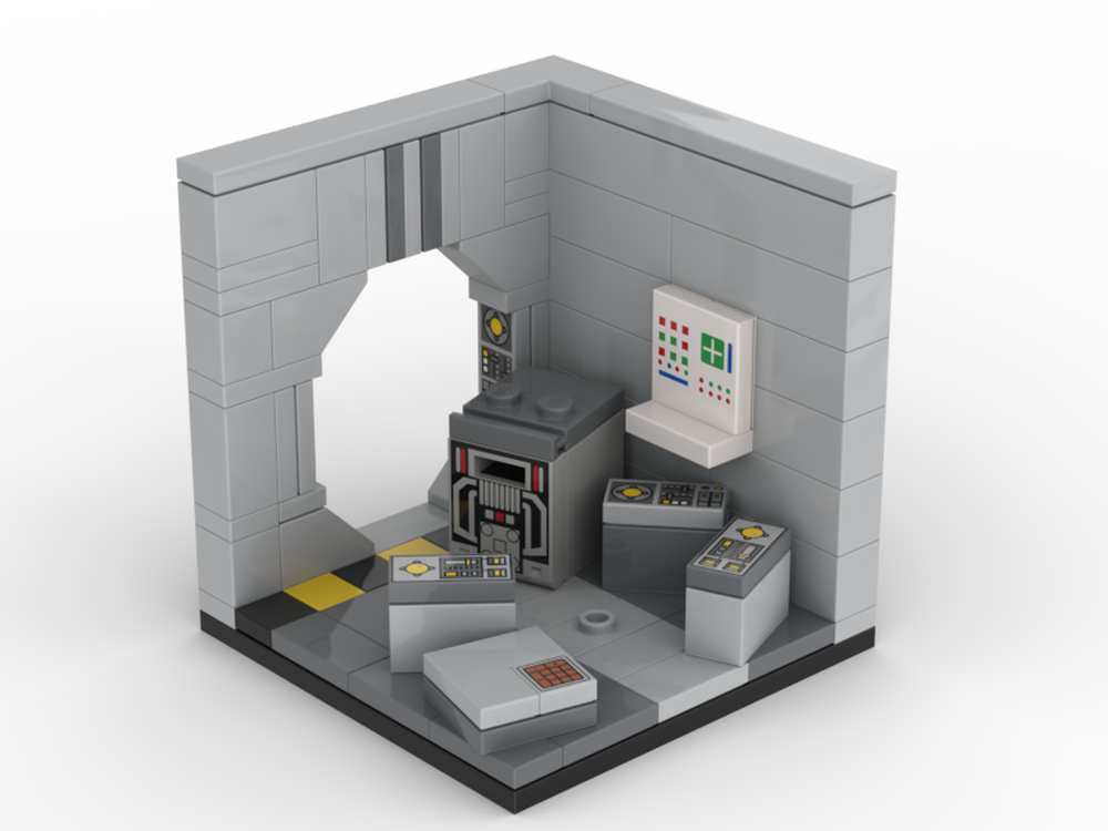 Lego S26 Diorama - M-Tron Powerlifter