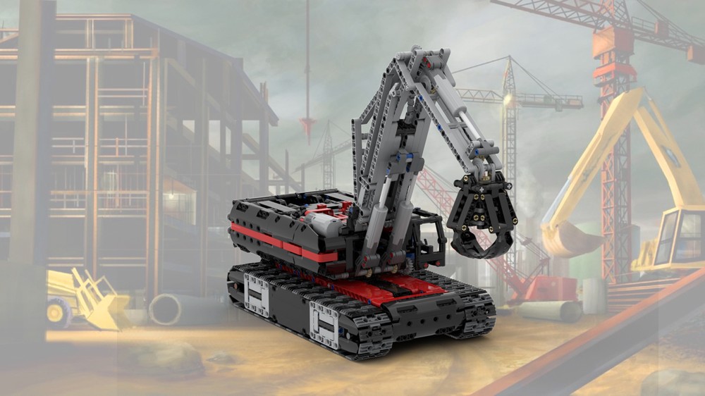 Lego Excavator full RC