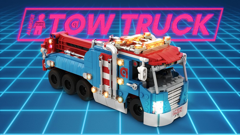 Lego Almost Minifig Scale Tow Truck