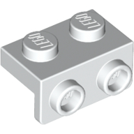 Lego Bracket 1 x 2 - 1 x 2 / White