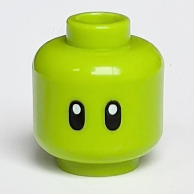 Lego Minifig Head Z-Blob, Black Eyes Print