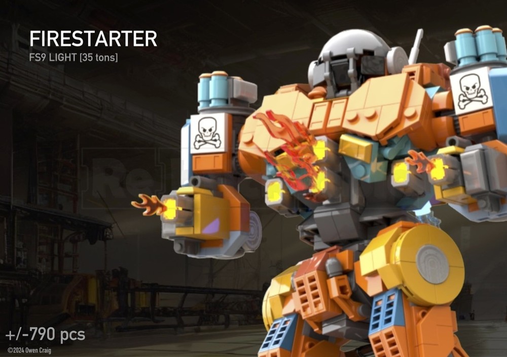 Lego Firestarter FS9 Battlemech
