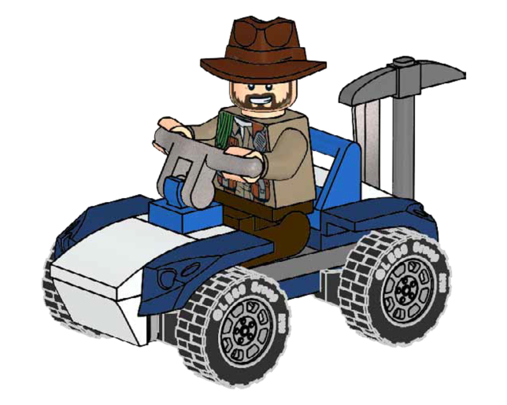 Lego Sinjin Prescott with Buggy