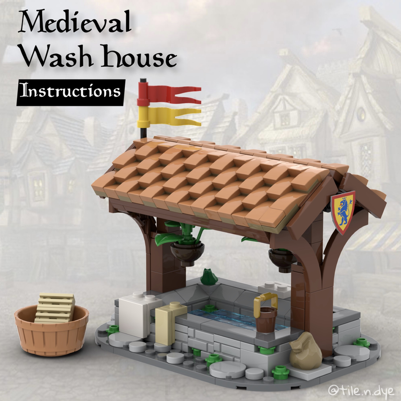 Lego MEDIEVAL WASH HOUSE - CASTLE