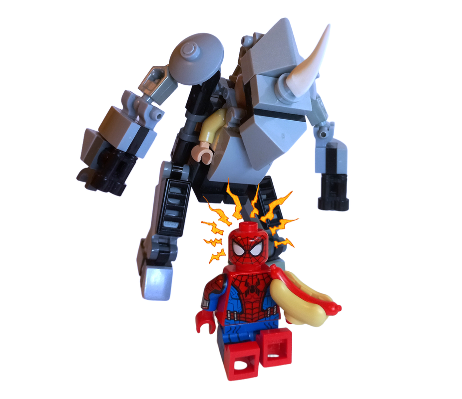 Lego MARVEL Rhino small mech suit