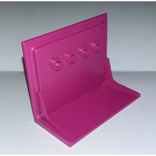Lego Scala, Building, Wall Shelf 6 x 3 x 4 / Magenta