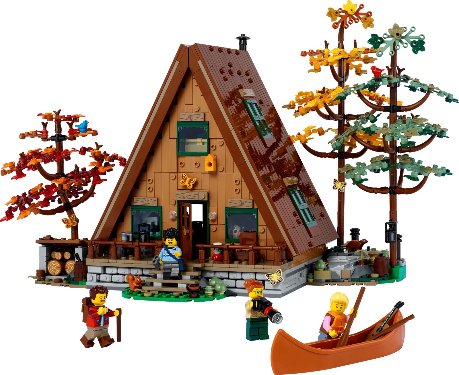 Lego A-Frame Cabin