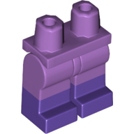Lego Hips with Medium Lavender Legs and Dark Purple Boots Pattern / Medium Lavender