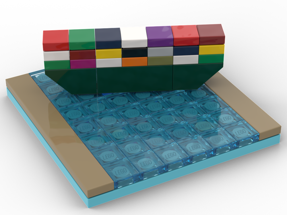 Lego blockage in the suez canal