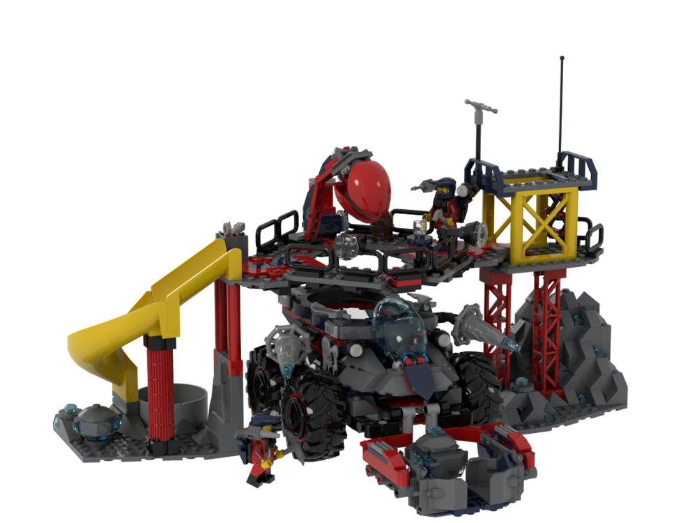 Lego Lunar Mining Command Base