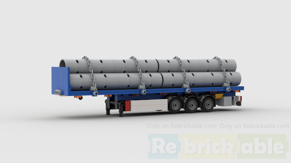 Lego Flat bed trailer