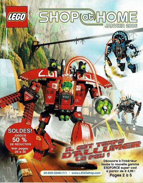 Lego 2006 Shop at Home - January French