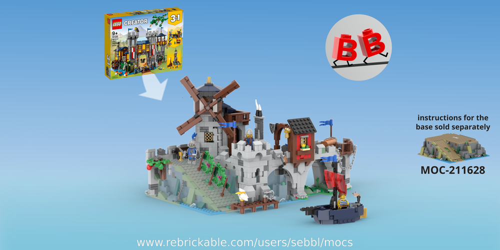 Lego 31120: Dockside Delights - Medieval Windmill Tales