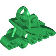 Lego Large Figure Foot, with Ball Joint Socket 2 x 3 x 5 / Green
