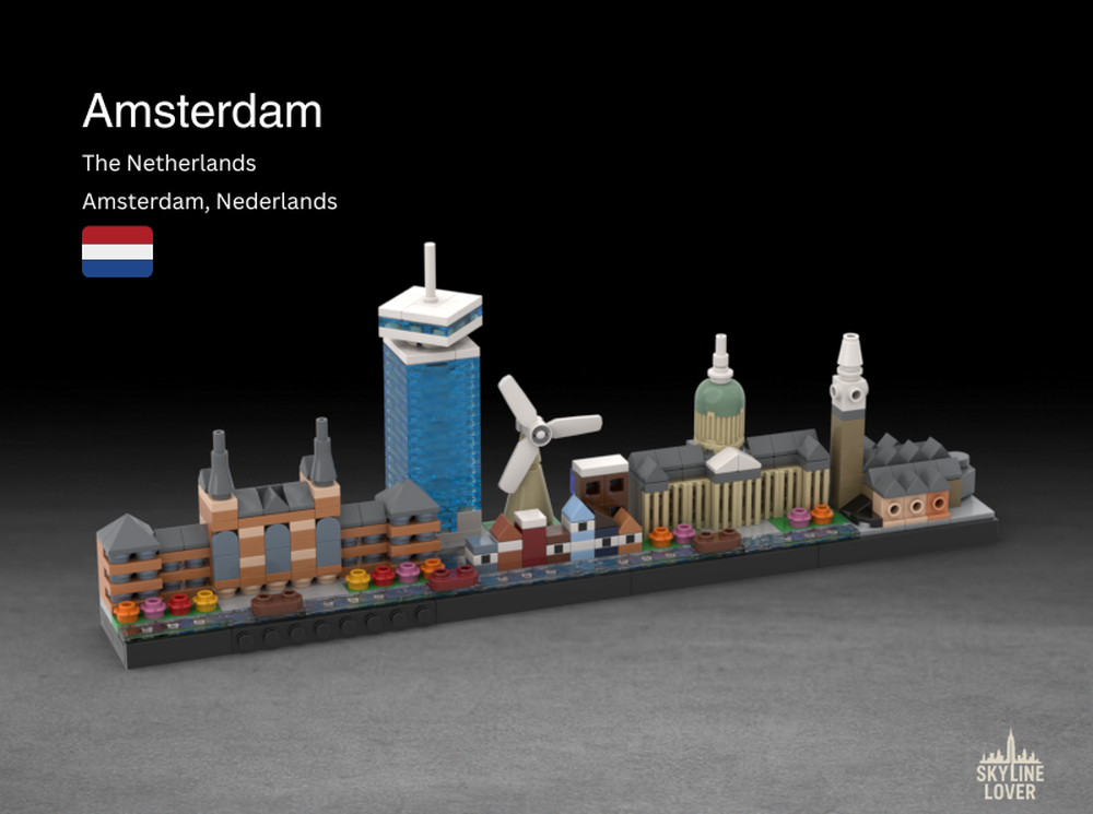 Lego Amsterdam Skyline