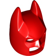 Lego Mask, Batman Cowl [Plain] / Red