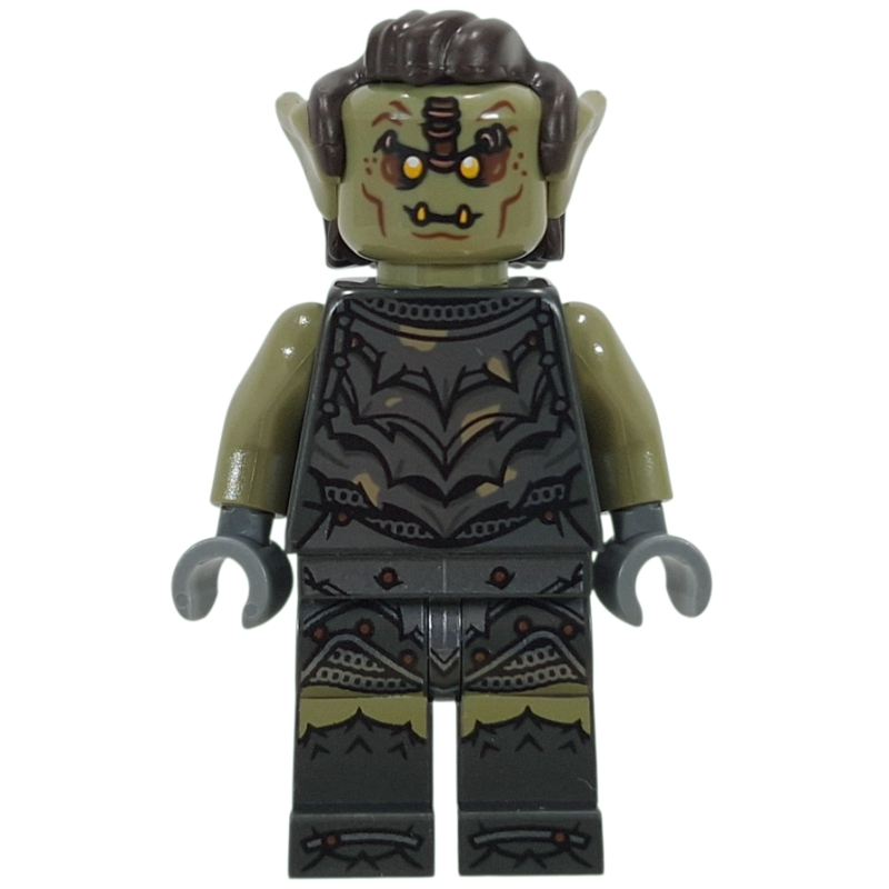 Lego Orc, Olive Green, Yellow Eyes